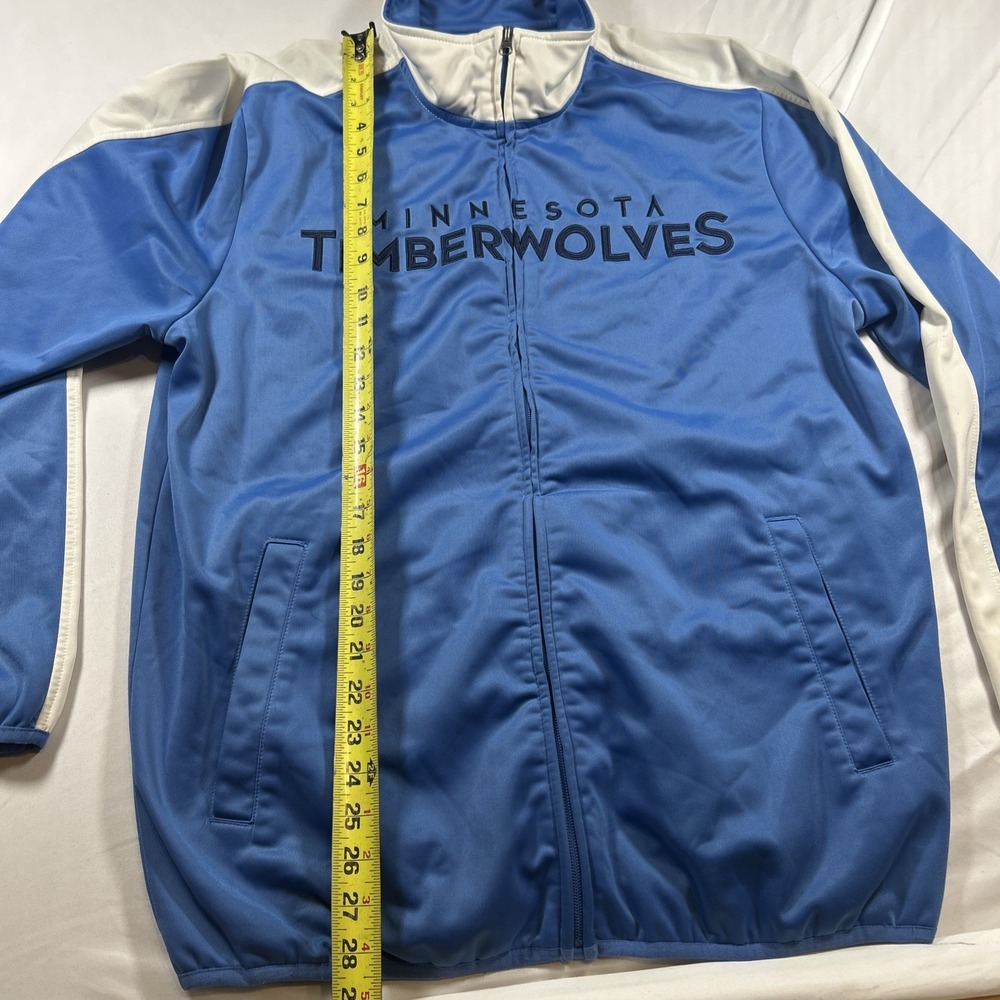 Minnesota Timberwolves G-III Sports by Carl Banks Blue/White Warm Up Sz Large - Picture 9 of 10